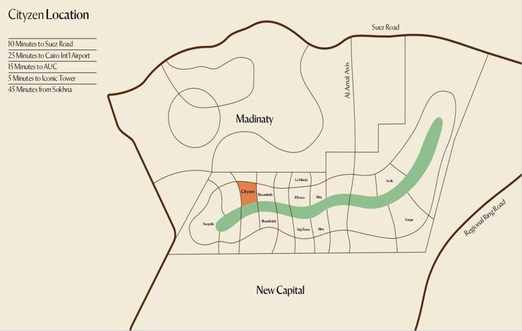 Cityzen Mostakbal City Compound