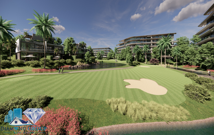 كمبوند جولف تاون سكن راقي وسط عالم من ملاعب الجولف و المساحات الخضراء