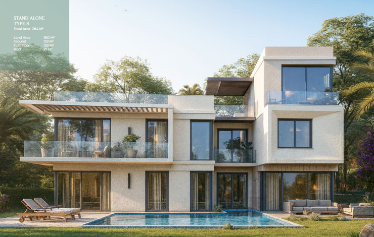 V Town New Zayed compound