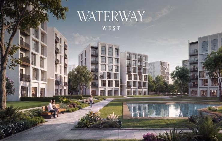 Waterway west Sheikh Zayed